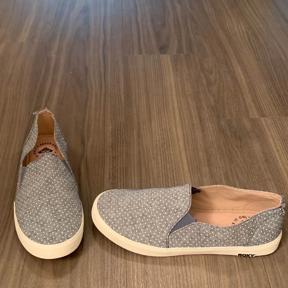 Roxy slip ons, size 9